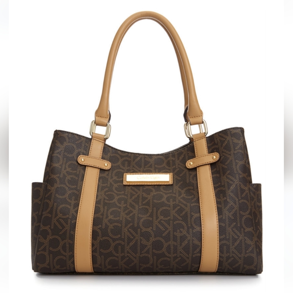 Calvin Klein Hudson Monogram Satchel